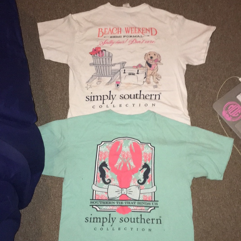 2 Simply Southern T-shirts